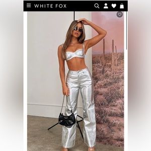 WHITEFOX SILVER PANTS